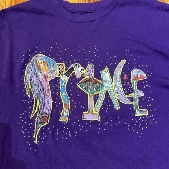 Prince 1999 Album Cover Graphic T-shirt Mens XL Purple - Picture 2 of 5